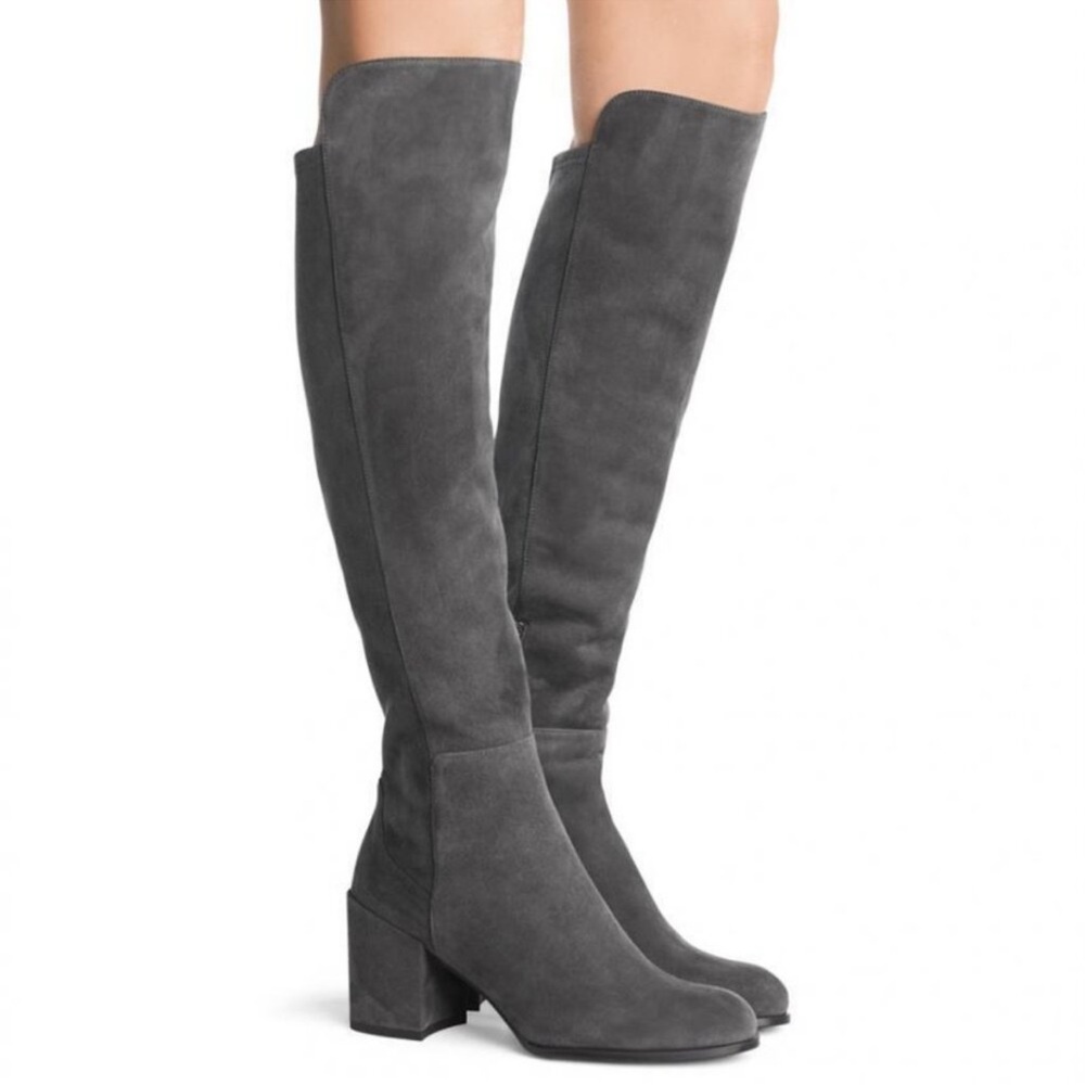 NEW STUART WEITZMAN Alljack Suede Over-the-Knee Boots